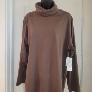 Brown turtleneck 2x Chances R